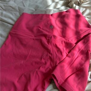 lululemon athletica Women's Pink Biker Shorts